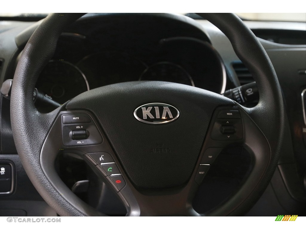 2016 Forte LX Sedan - Steel Blue / Black photo #7