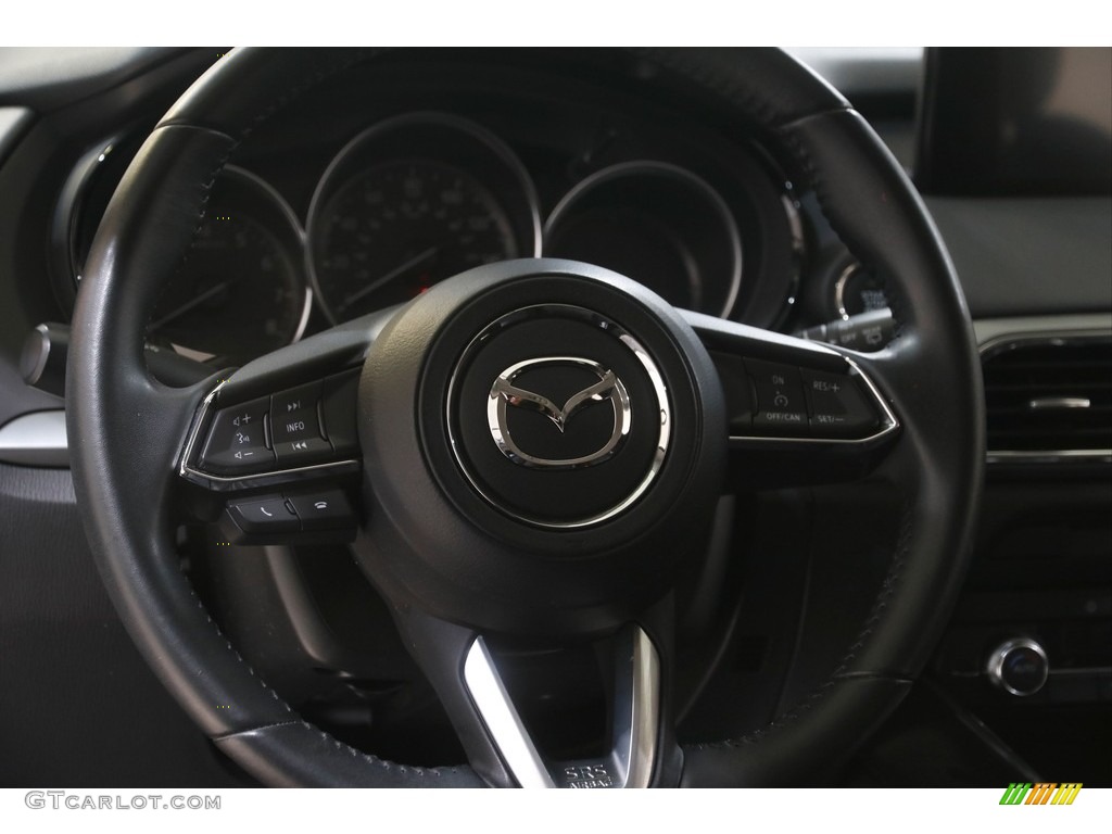 2019 Mazda CX-9 Sport AWD Black Steering Wheel Photo #144238887