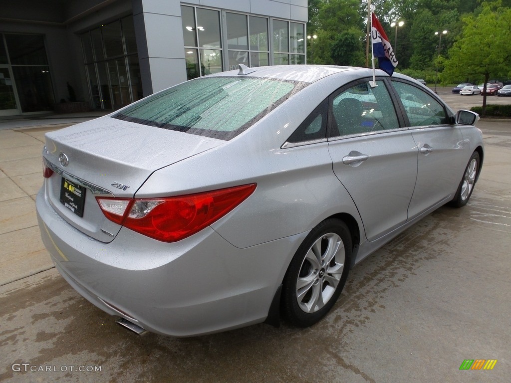 2011 Sonata Limited 2.0T - Radiant Silver / Gray photo #2