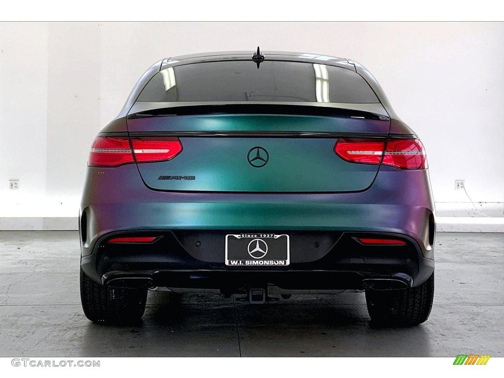 2019 GLE 43 AMG 4Matic Coupe - Purple/Green Chameleon Vinyl Wrap / Saddle Brown/Black photo #3