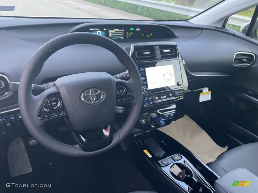 2022 Toyota Prius XLE AWD-e Black Dashboard Photo #144239394