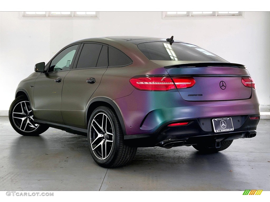 2019 GLE 43 AMG 4Matic Coupe - Purple/Green Chameleon Vinyl Wrap / Saddle Brown/Black photo #10