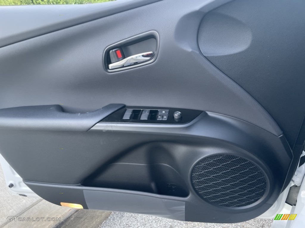 2022 Toyota Prius XLE AWD-e Black Door Panel Photo #144239805