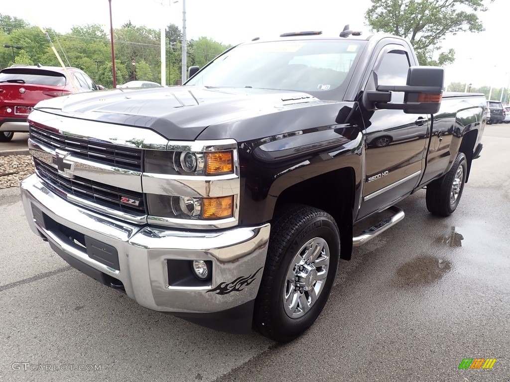 2016 Silverado 3500HD LT Regular Cab 4x4 - Black / Dark Ash/Jet Black photo #4