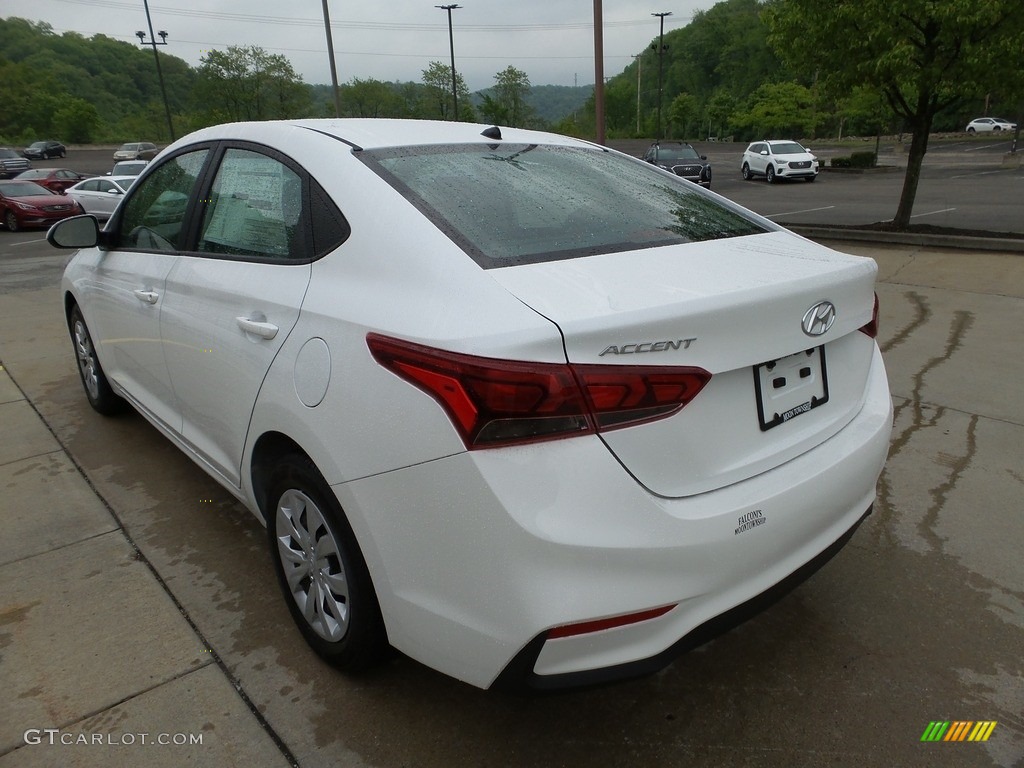 2022 Accent SE - Frost White Pearl / Beige photo #4