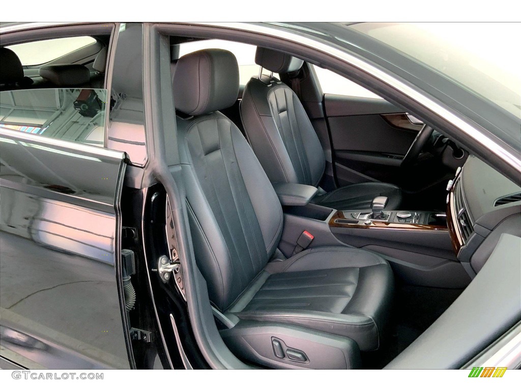 Black Interior 2019 Audi A5 Sportback Premium quattro Photo #144240462