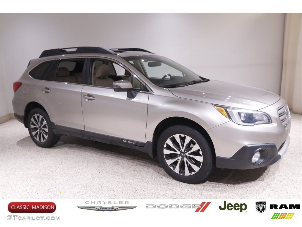 2015 Outback 3.6R Limited - Tungsten Metallic / Warm Ivory photo #1