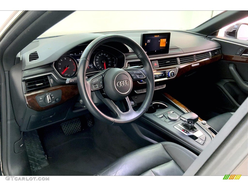 Black Interior 2019 Audi A5 Sportback Premium quattro Photo #144240693