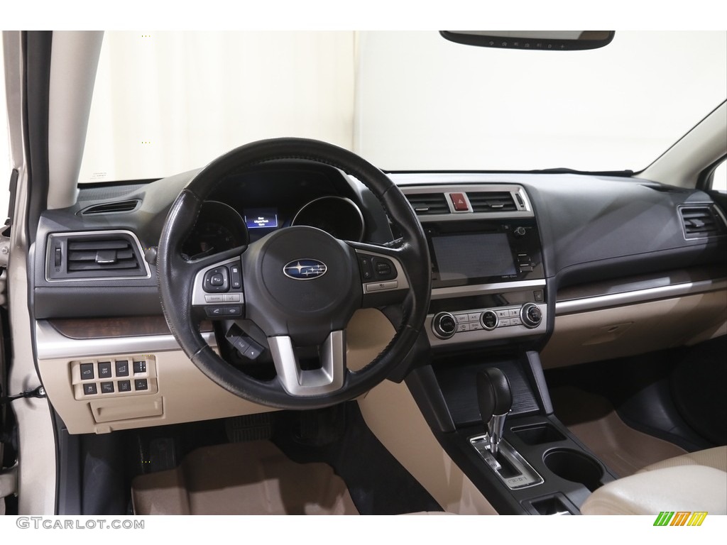 2015 Subaru Outback 3.6R Limited Warm Ivory Dashboard Photo #144240792