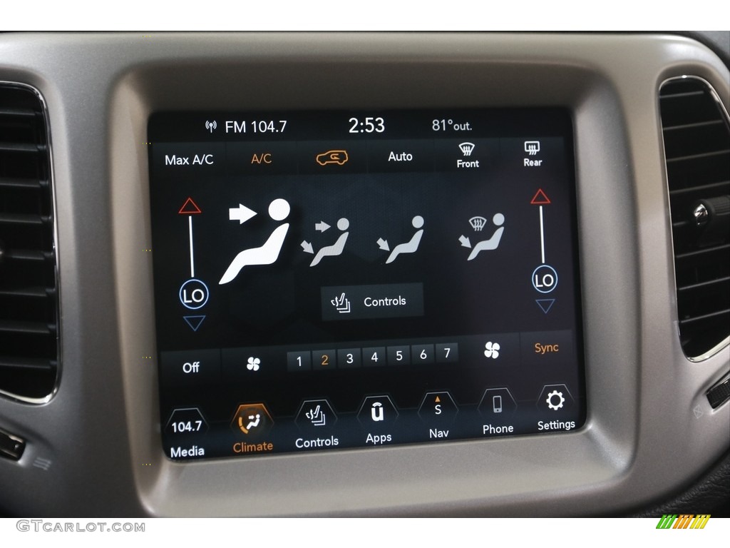 2021 Jeep Compass 80th Special Edition 4x4 Controls Photo #144242202