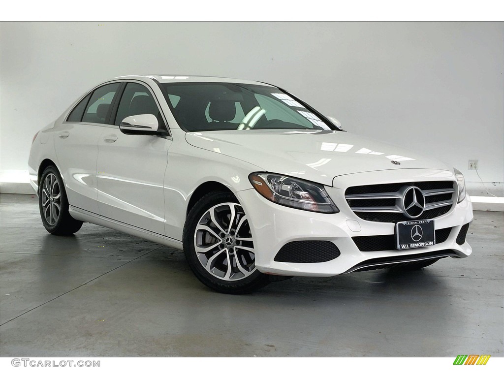 Polar White 2018 Mercedes-Benz C 300 Sedan Exterior Photo #144242274