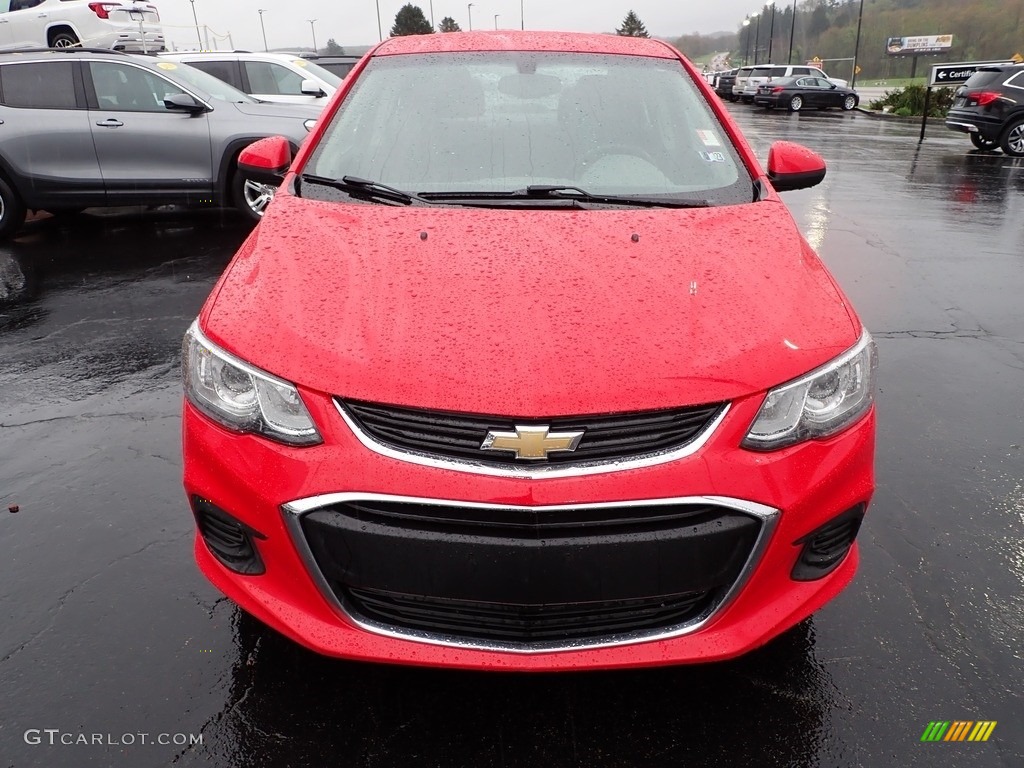 2017 Sonic LT Sedan - Red Hot / Jet Black/Dark Titanium photo #11