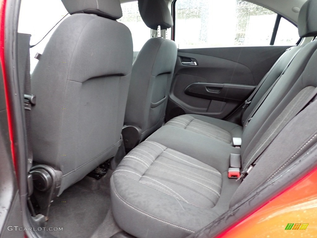 2017 Sonic LT Sedan - Red Hot / Jet Black/Dark Titanium photo #21