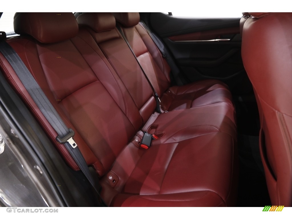 2019 MAZDA3 Hatchback Premium - Titanium Flash Metallic / Red photo #16