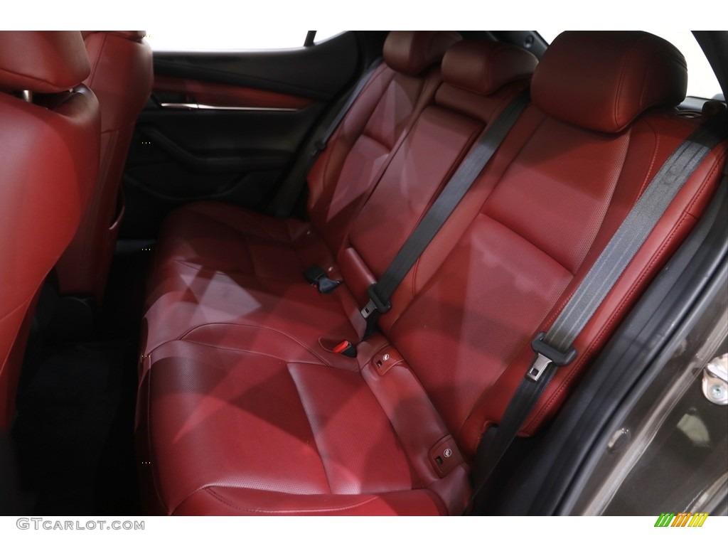 2019 MAZDA3 Hatchback Premium - Titanium Flash Metallic / Red photo #17