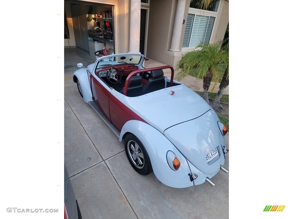 Grey/Red Ruby 1967 Volkswagen Beetle Convertible Exterior Photo #144245592