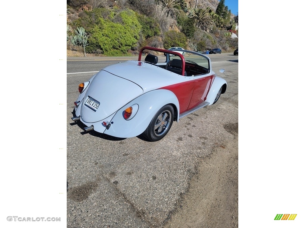 Grey/Red Ruby 1967 Volkswagen Beetle Convertible Exterior Photo #144245697