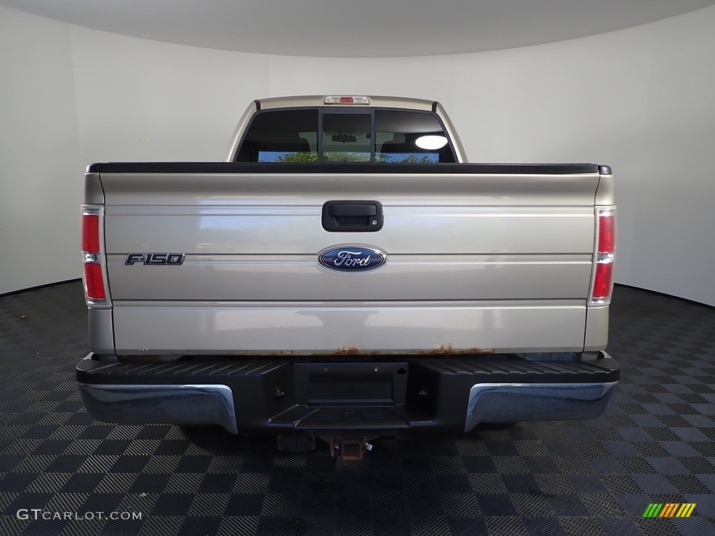 2010 F150 XLT SuperCab 4x4 - Pueblo Gold Metallic / Tan photo #5