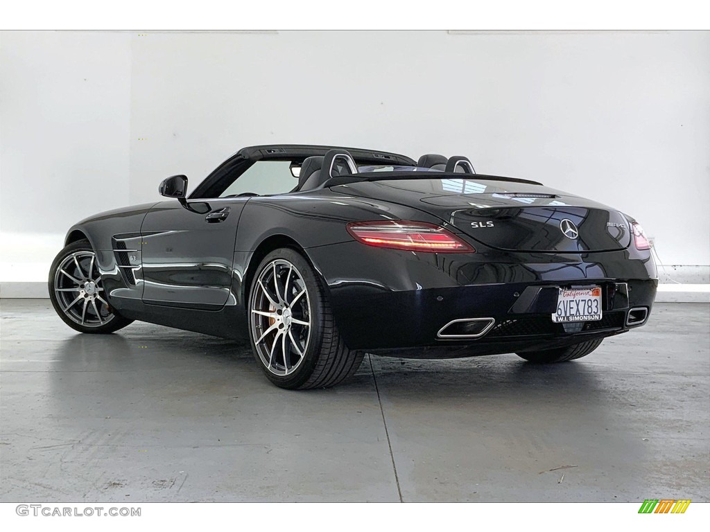 2012 SLS AMG Roadster - Obsidian Black Metallic / designo Black photo #10