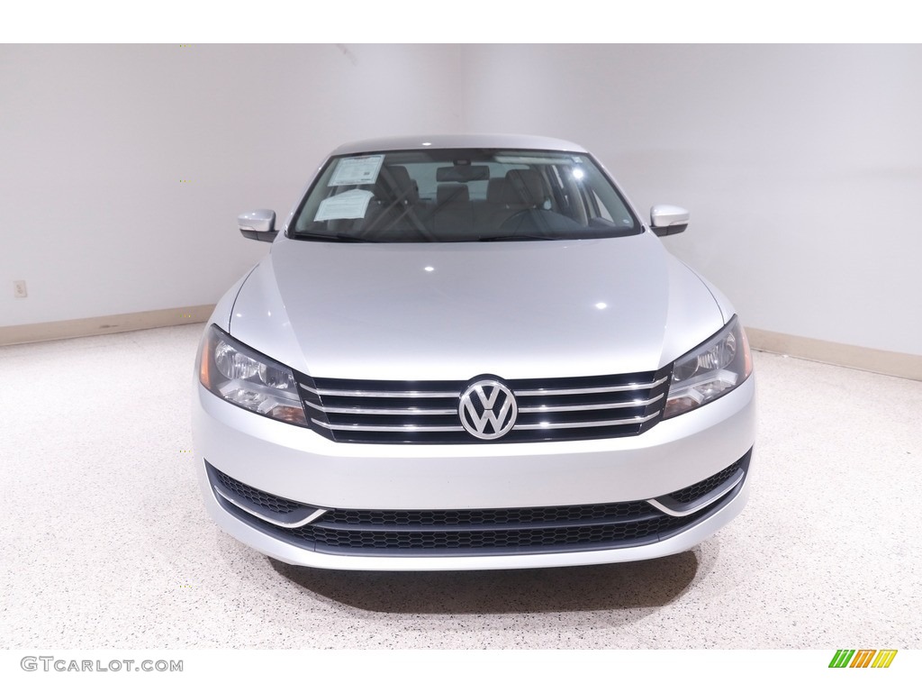 2014 Passat 1.8T SE - Reflex Silver Metallic / Cornsilk Beige photo #2