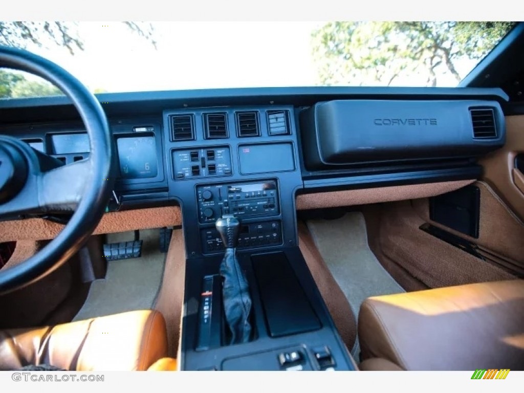 1989 Corvette Convertible - Dark Red Metallic / Saddle photo #7