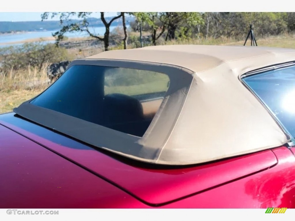 1989 Corvette Convertible - Dark Red Metallic / Saddle photo #14