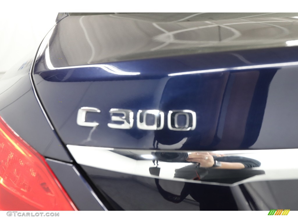 2018 C 300 Sedan - Brilliant Blue Metallic / Silk Beige/Black photo #11