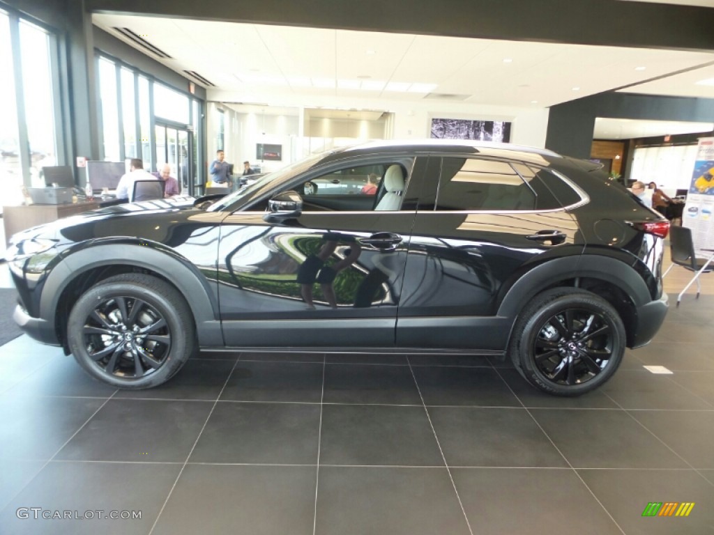 Jet Black Mica 2022 Mazda CX-30 Turbo Premium Plus AWD Exterior Photo #144250287