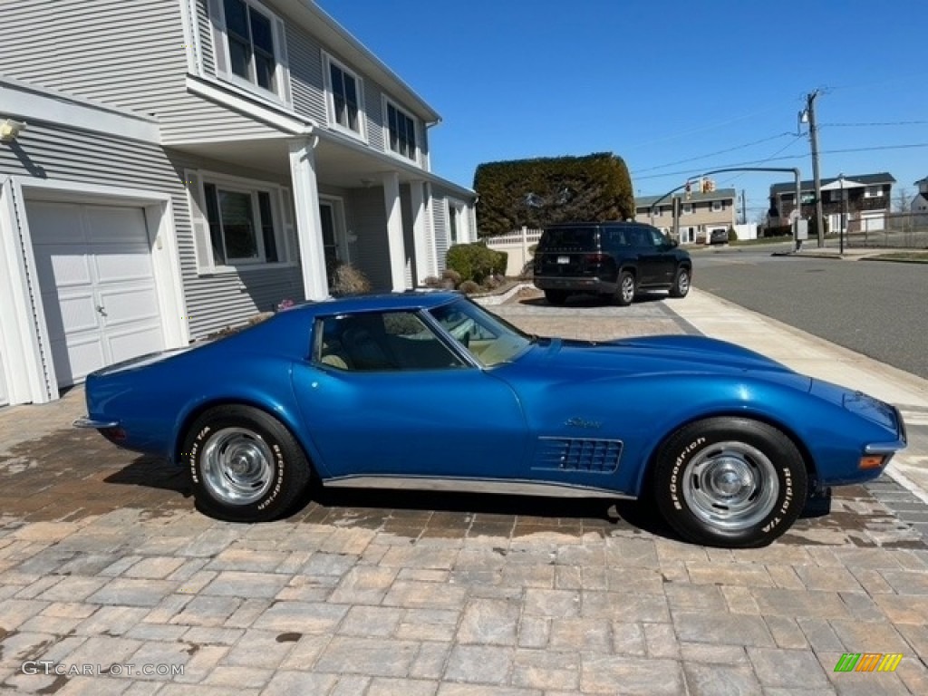 1970 Corvette Stingray Sport Coupe - Bridgehampton Blue / Saddle photo #9