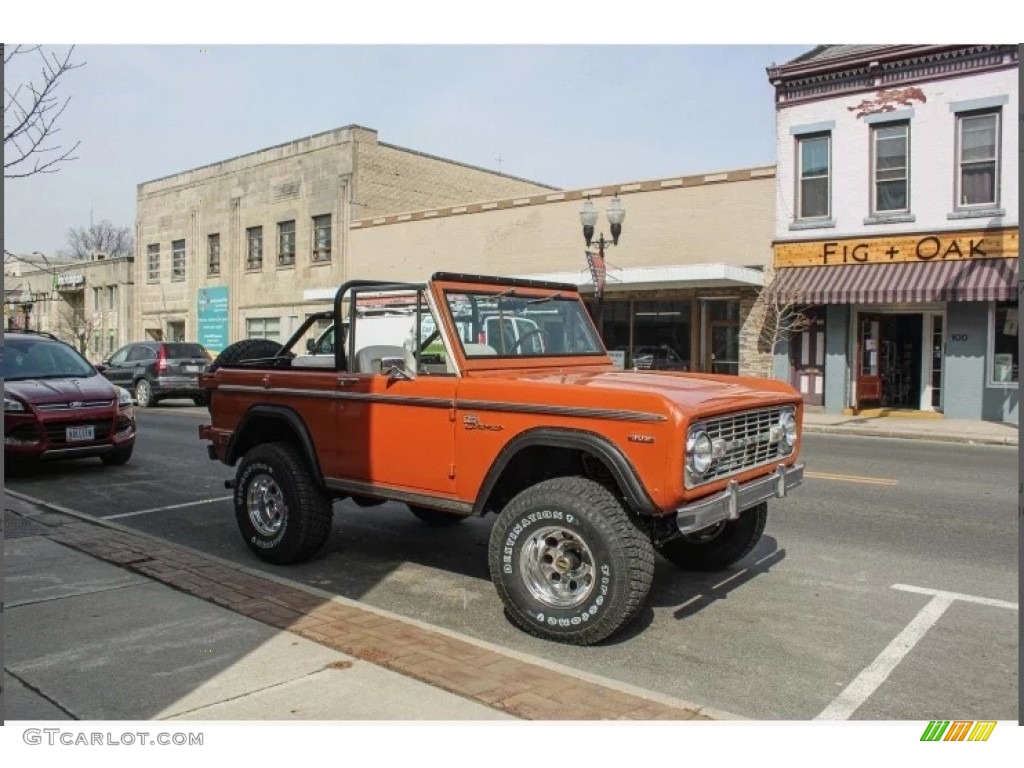 Orange 1969 Ford Bronco Sport Wagon Exterior Photo #144250548