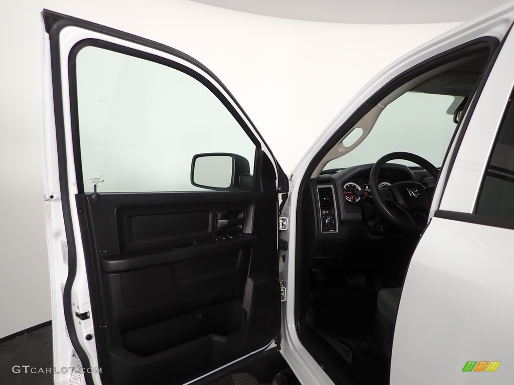 2015 1500 Tradesman Crew Cab 4x4 - Bright White / Black/Diesel Gray photo #9