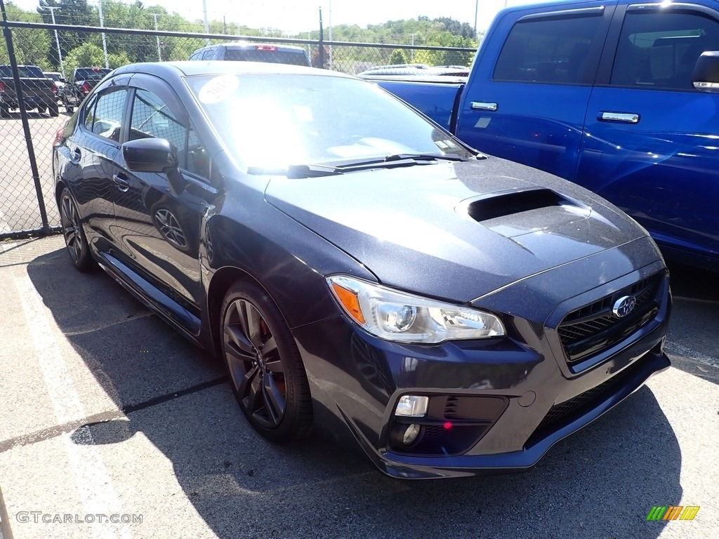 2016 WRX Premium - Dark Gray Metallic / Carbon Black photo #2