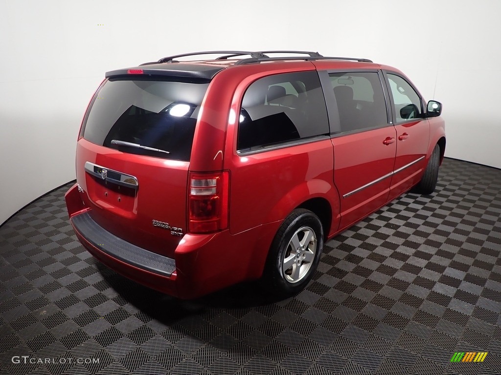2010 Grand Caravan SXT - Deep Cherry Red Crystal Pearl / Dark Slate Gray/Light Shale photo #14