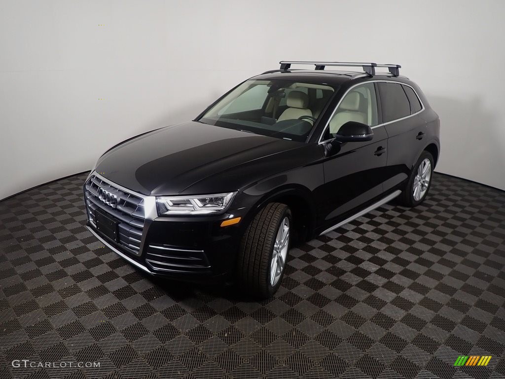 2019 Q5 Premium Plus quattro - Moonlight Blue Metallic / Atlas Beige photo #12