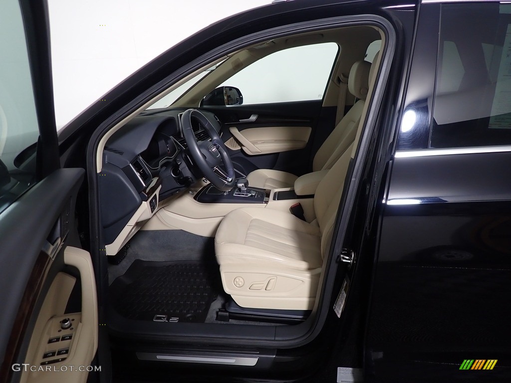 2019 Q5 Premium Plus quattro - Moonlight Blue Metallic / Atlas Beige photo #26
