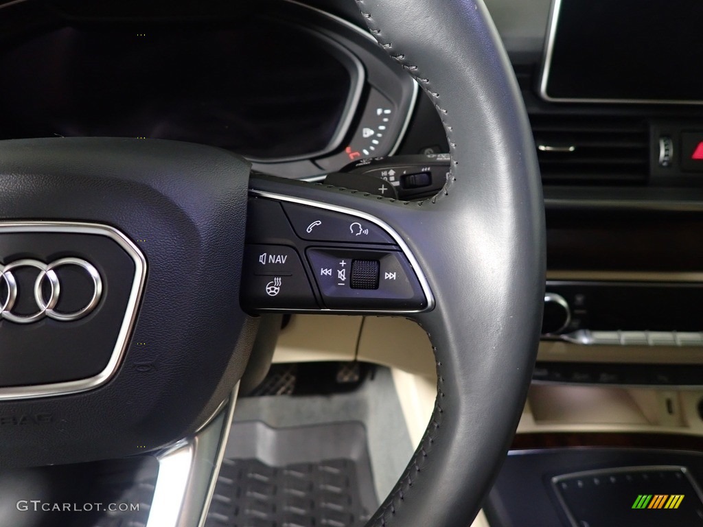 2019 Q5 Premium Plus quattro - Moonlight Blue Metallic / Atlas Beige photo #34