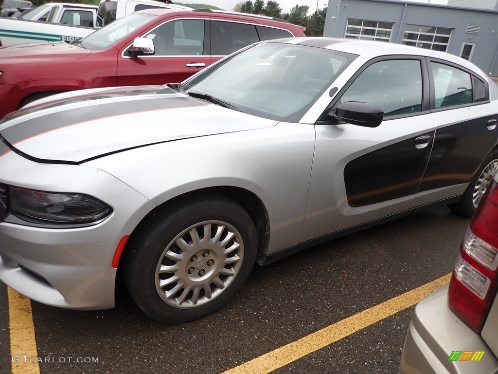 Bright Silver Metallic 2018 Dodge Charger Police Pursuit AWD Exterior Photo #144254686