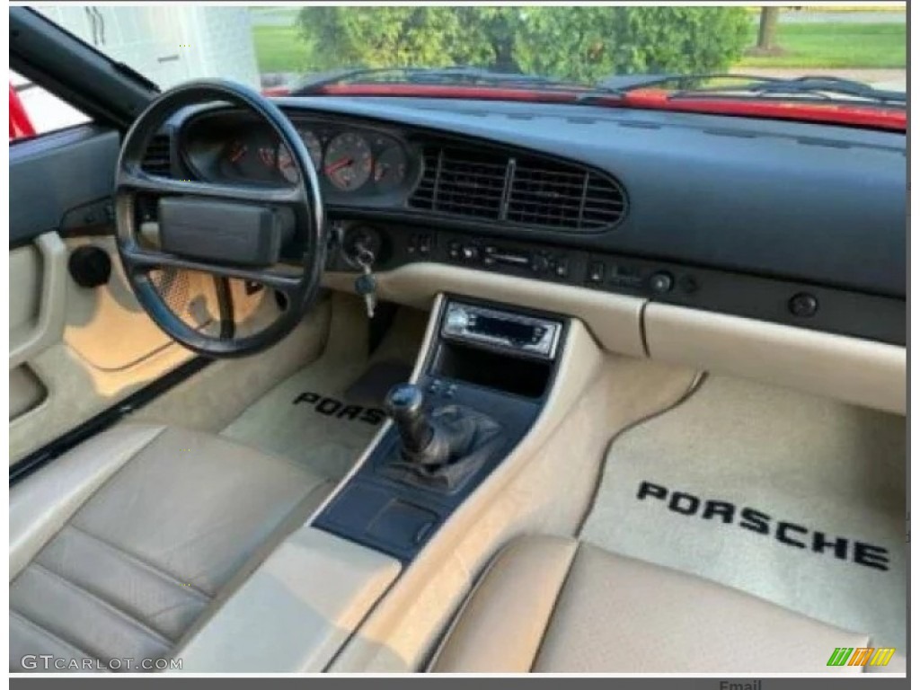 Tan Interior 1986 Porsche 944 Standard 944 Model Photo #144255730