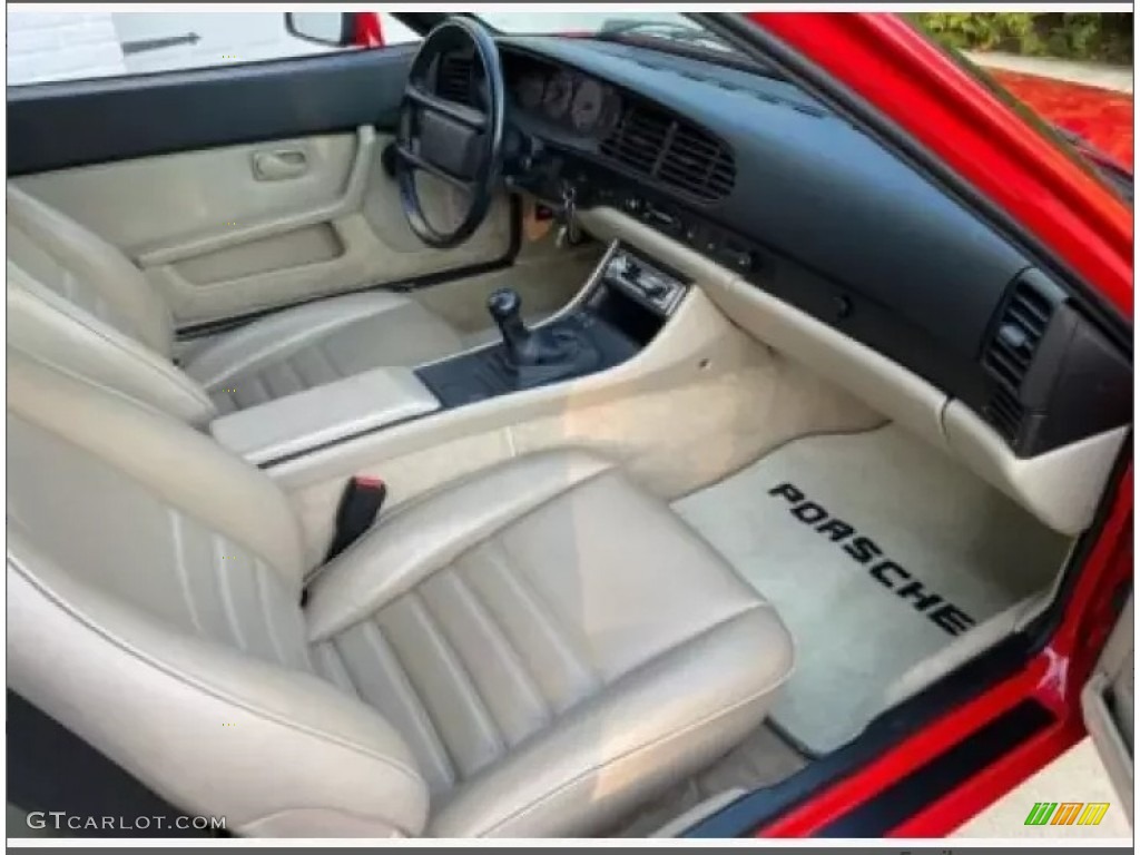 Tan Interior 1986 Porsche 944 Standard 944 Model Photo #144255745