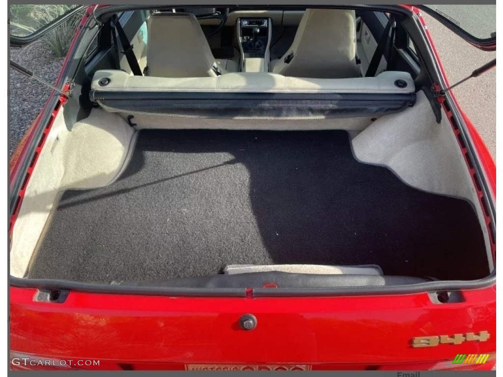 1986 Porsche 944 Standard 944 Model Trunk Photos