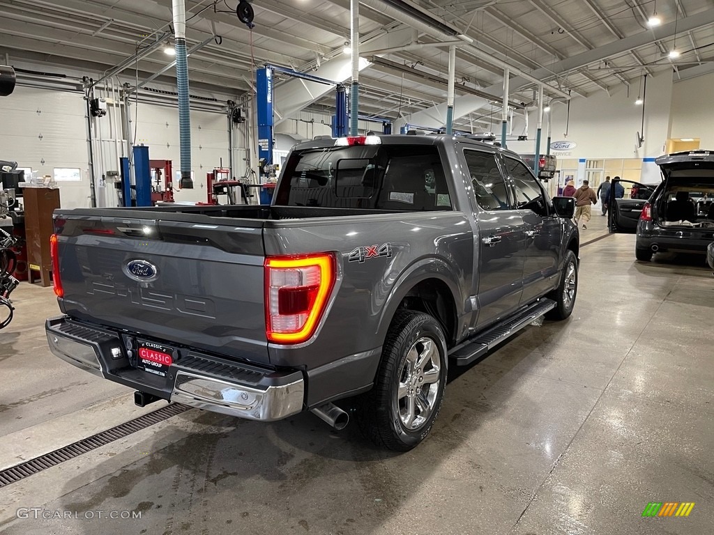 2021 F150 Lariat SuperCrew 4x4 - Carbonized Gray / Black photo #5