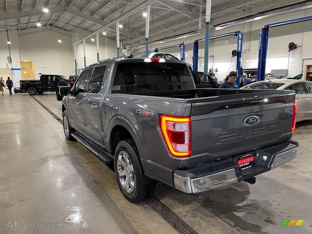 2021 F150 Lariat SuperCrew 4x4 - Carbonized Gray / Black photo #10