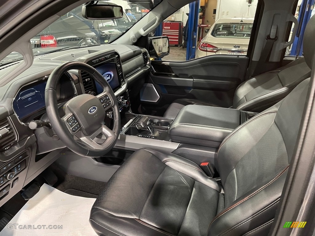 2021 F150 Lariat SuperCrew 4x4 - Carbonized Gray / Black photo #11