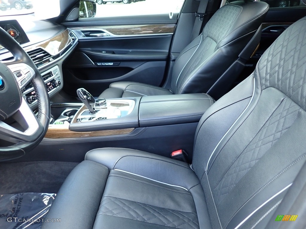 2018 7 Series 750i xDrive Sedan - Mineral White Metallic / Black photo #11