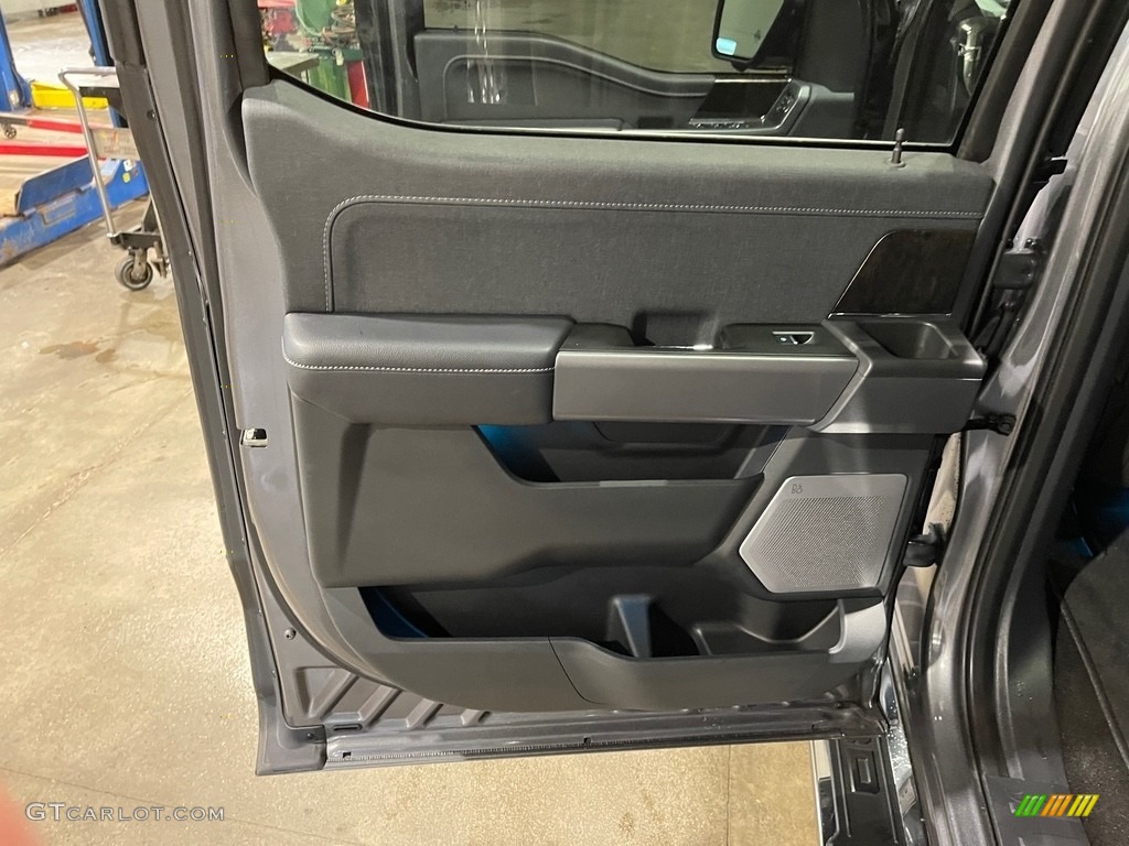 2021 F150 Lariat SuperCrew 4x4 - Carbonized Gray / Black photo #13