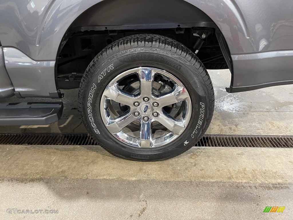 2021 F150 Lariat SuperCrew 4x4 - Carbonized Gray / Black photo #14
