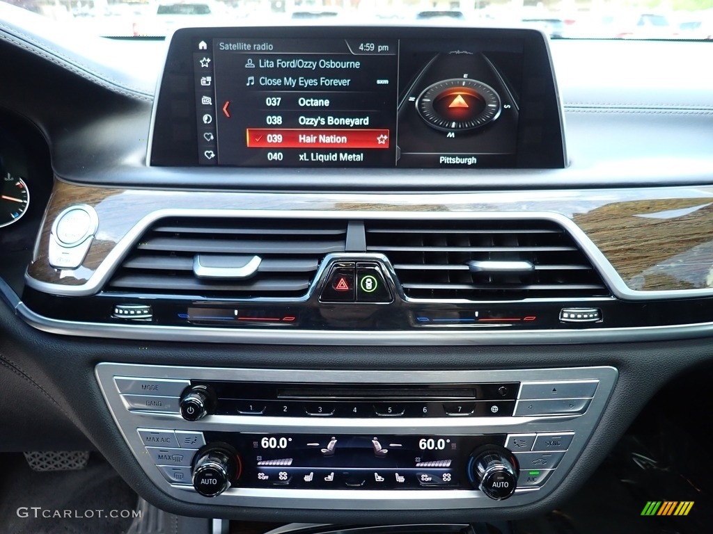 2018 7 Series 750i xDrive Sedan - Mineral White Metallic / Black photo #19