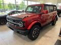 Hot Pepper Red Metallic 2022 Ford Bronco Outer Banks 4x4 4-Door Exterior
