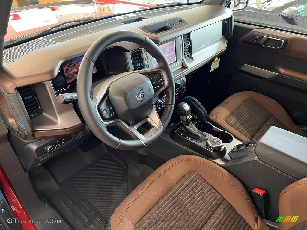Roast/Black Onyx Interior 2022 Ford Bronco Outer Banks 4x4 4-Door Photo #144256630