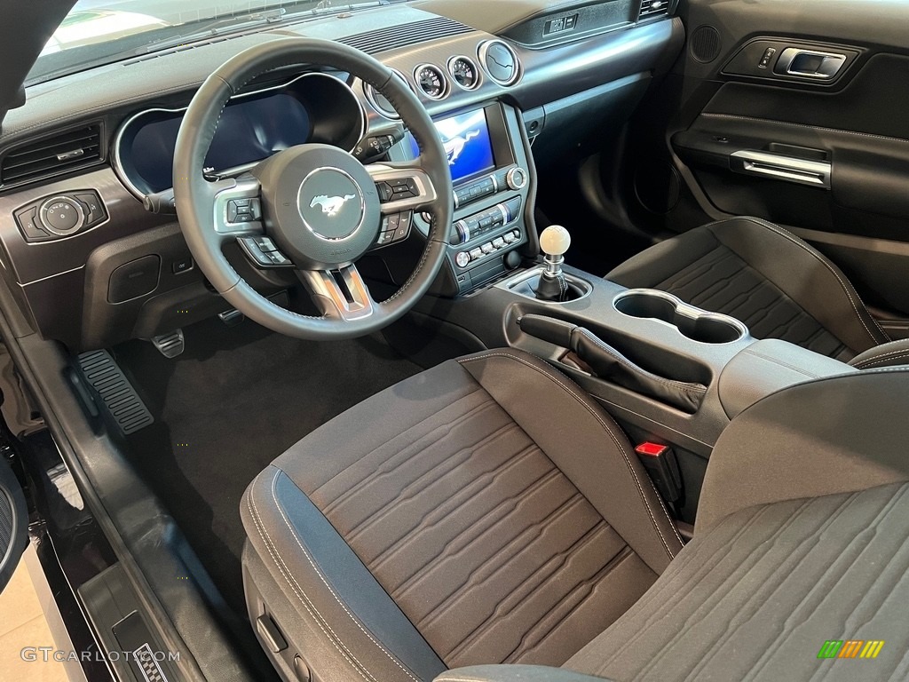 Ebony Interior 2022 Ford Mustang Mach 1 Photo #144256846